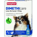 Beaphar Dimethicare Line-on Hond <15 kg - 6 Pipetten