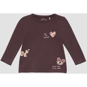 s.Oliver Shirt  beige / bruin / aubergine