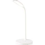 Nedis LED-Lamp met Draadloze Lader - Dimmer - Op Product - LED / Qi - 10 W - Met dimfunctie - Koel Wit / Natuurlijk Wit / Warm Wit - 2700 - 6500 K