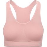 Microfiber sportbeha - Racerback - Uitneembare cups - Lichtroze - Maat S