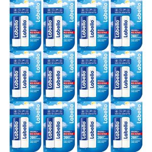 Labello Winter Mix Pack Lippenbalsem Original & Med Repair Duo Set - 12 x 11 ml - Lip Balm Voordeelverpakking