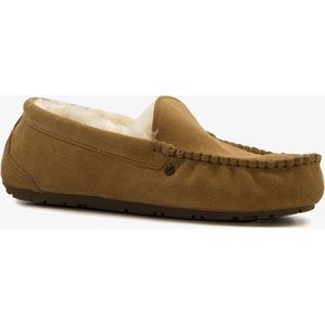 Hush Puppies suède heren pantoffels cognac - Maat 42 - Sloffen - Echt leer