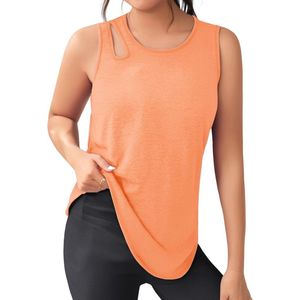 Mouwloze Sporttop voor Vrouwen - Ademend Gym T-shirt voor Zomertraining en Yoga