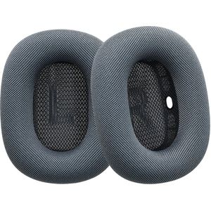 kwmobile Vervangende Oorkussens Voor Apple AirPods Max Oorkussens - Verbeterde Kwaliteit - Noise Cancelling Oorkussens in blauw