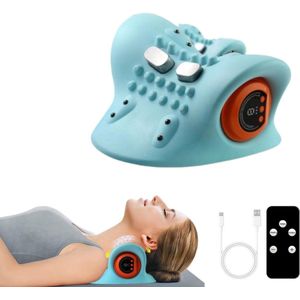 ApexArte® Nekmassage Apparaat - Massagekussen - Massage Apparaat - Blauw
