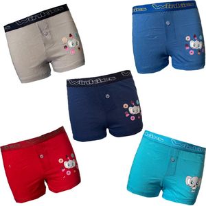 Embrator jongens Boxershorts Loose Fit 5-stuks mix maat 104/110