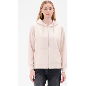 Smith & Solo vest met rits dames - sweatwest met capuchon - hoodie - Roze XS