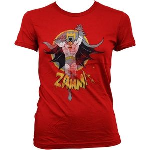 Batman Zamm! Girly T-Shirt Damen Red-XL