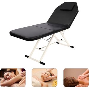 Luxe Therapeutisch Massagetafel – Verstelbaar, Ergonomisch & Comfortabel – Massagebed - Behandeltafel - Behandelbank - Voor Thuis & Professioneel Gebruik - Opvouwbaar - Zwart