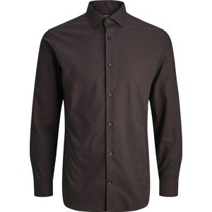 Jack & Jones - Jprblaparker - Overhemd - Zwart - Lange Mouwen