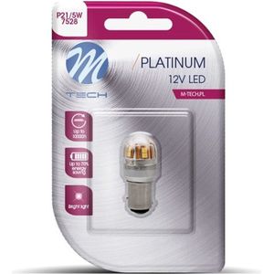 M-Tech Platinum LED P21/5W 12V - Canbus - 15x Led diode - Wit - Enkel