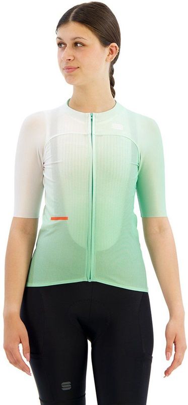 Sportful Light Korte Mouw Wielertrui Groen M Vrouw