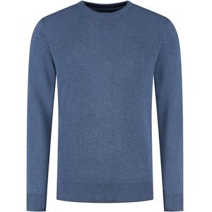 GENTS - Ronde hals two-tone - Katoen - Blauw - Maat S/S