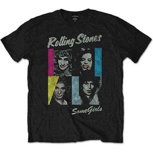 The Rolling Stones - Some Girls Heren T-shirt - S - Zwart