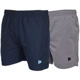 Donnay - Toon - Sport/Zwemshort - Navy/Steel grey - 2-Pack