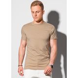 Ombre - heren T-shirt camel - safari - S1370-7