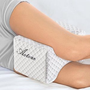 Orthopedisch Beenkussen voor Zijslapers | Ergonomisch Traagschuim Kniestuk | Ondersteuning voor Benen en Knieën 25 x 20 x 15 cm