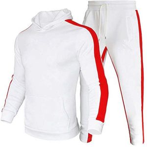 Heren Trainingspak Hoodie en Lange Broek Set voor Casual Sport