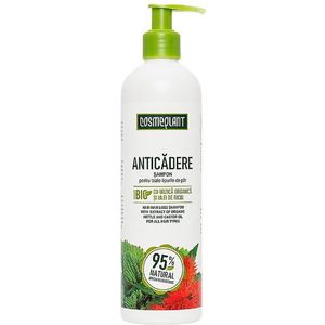 Biologische Anti-haaruitval shampoo - Brandnetel- en wonderolie - elastisch haar 400 ml
