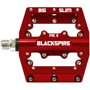 Blackspire - Big Slim 470 CNC Pedalen inclusief gemonteerde vervangbare pennen Rood