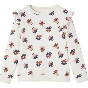 Vertbaudet Meisjessweater met ruches op de mouwen