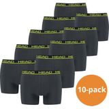 HEAD - Boxershorts Basic - Grijs - 10-pack - Heren
