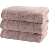 Casilin - Como - set van 3 handdoeken  - 50x100cm - Misty Pink - Roze