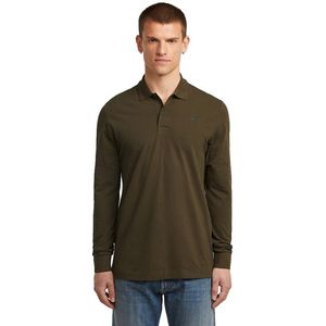 G-star - Dunda - Poloshirt - Groen - Lange Mouw