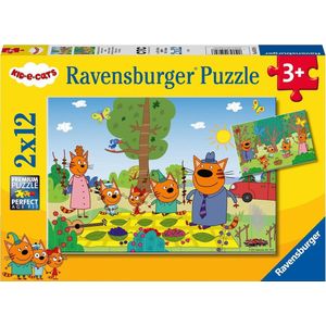 Ravensburger puzzel Kid E Cats - 2x12 stukjes - kinderpuzzel