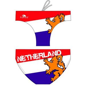 Turbo - Netherlands Waterpolo Swimming Brief - Veelkleurig - 4XL - Man