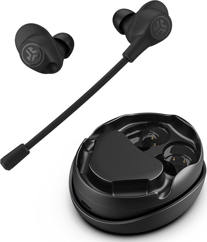 JLab - Work Buds - Draadloze Oordopjes - Bluetooth - Afneembare Boommicrofoon - 55+ uur Afspeeltijd