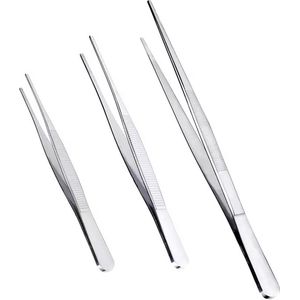 3 stuk(s) Keukenpincet - pincet - RVS - 30cm - 21cm - 16cm