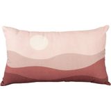 Present Time Kussen Sunset - Roze - 50x30 cm - Modern,Scandinavisch