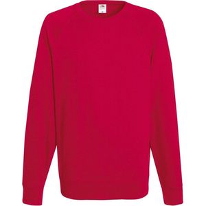 Fruit of the Loom Sweater Raglan Sweat Ronde Hals Rood maat XXL