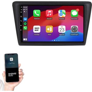 9 inch Android Autoradio | Android 14.0 | Apple CarPlay & Android Auto | Bluetooth 5.4 | Geschikt voor Skoda Rapid 2013-2019