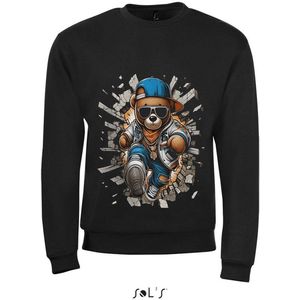 Sweatshirt 2-180 Beer door stenen muur