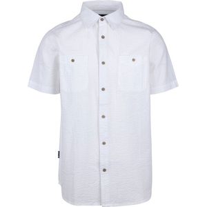 Trespass - Cadian - Overhemd - Wit - Katoenen Seersucker stof