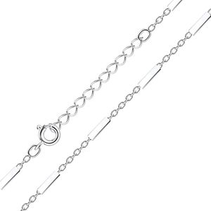 Joy|S - Zilveren ketting - schakel ketting voor kinderen - 30 cm + 5 cm extension