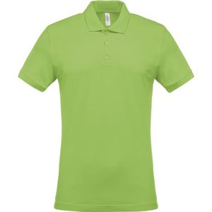 Kariban Piqué-herenpolo korte mouwen K254 - Lime - L