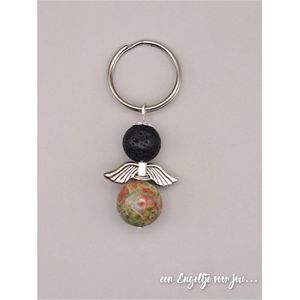 Engel Sleutelhanger - Geloof hoop en liefde - Spirituele winkel