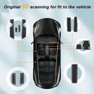 Antislipmat voor voertuig - Schokabsorptie en bescherming - 1 stuk - Rubber