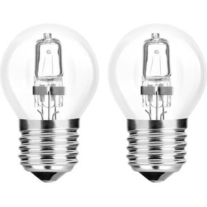 Modee - ECO Halogeen Globe Mini A44 - Dimbare Lamp - Warm Wit - 28W - 2 stuks