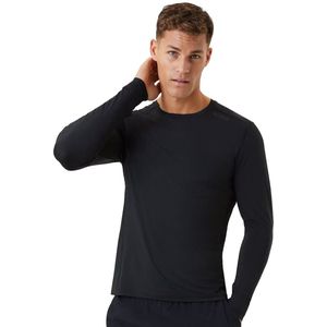Longsleeve Björn Borg Men Borg Long Sleeve Tech T-Shirt Black Beauty