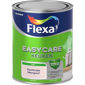 Flexa Easycare Muurverf - Keuken - Mat - Mengkleur - Zachtroze - 1 liter