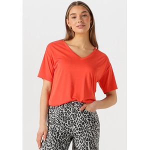 Object - OBJANNIE RE - V-neck Top - Oranje - Dames