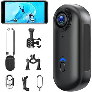 Draagbare Waterdichte Actiecamera met 1080P HD, Ideaal voor Avontuurlijke Vlogs