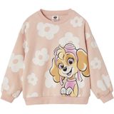 Mädchen Sweatshirt PAW PATROL mit Blumen und Stella roze (poederkleur)
