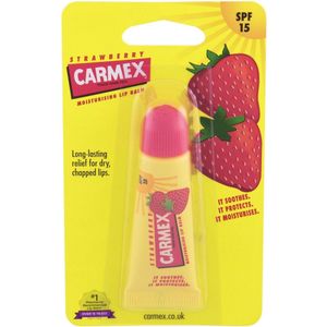 Carmex - Hydraterende Lippenbalsem - Aardbei - Tube - SPF 15