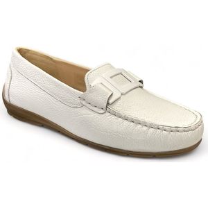 ARA - Alabama - Mocassin - Wit - Uitneembaar Voetbed High Soft