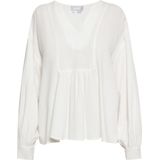 usha - Blouse - Zacht - Lange Pofmouwen - V-hals
